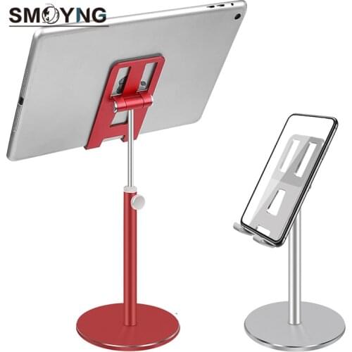 Aluminum Alloy Tablet Phone Holder Adjustable Tablet Desktop stand For iPhone X Mobile Phone Mount For iPad Air Pro 10.5 Stand