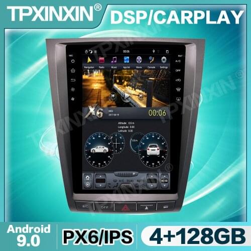 Tesla IPS Screen For Lexus GS GS300 GS350 GS450 GS460 2004 - 2012 Android 9 Car Radio Multimedia Video DVD Player Navigation GPS