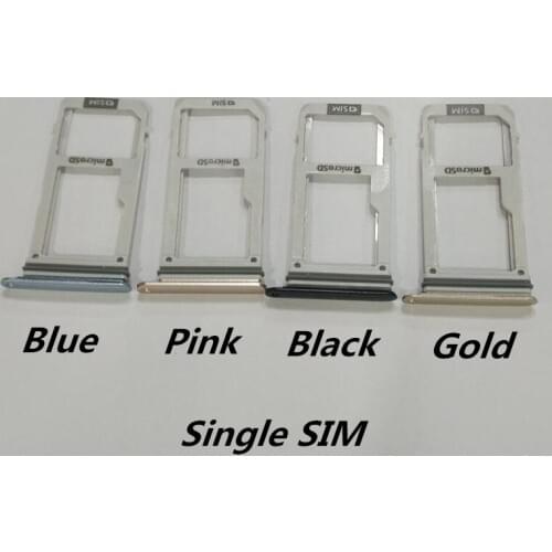 10PCS/Lot Single SIM Card Tray Slot SD Card Holder Adapter Spare Parts For Samsung Galaxy A320 A3 2017