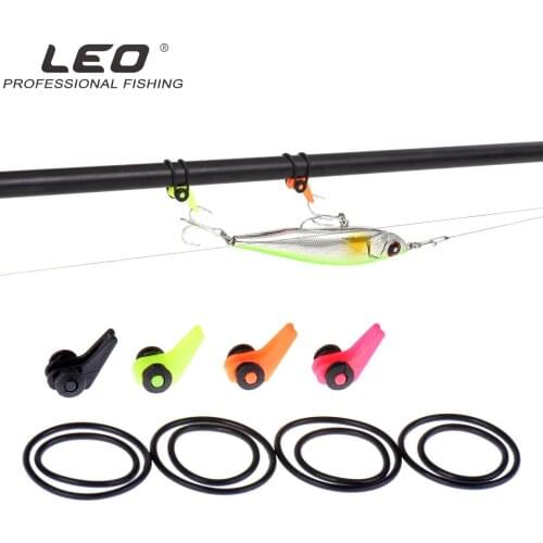 10pcs/lot Fishing Hook Secure Keeper Holder Lure Pesca Silicone Ring Hang Device Fishing Tackle Rod Holder Accessories Tool