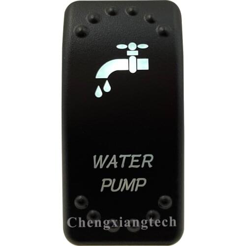 12v/24v Waterproof IP66 Car Boat White Led Light 3 Pin SPST On Off WATER PUMP Rocker Switch Replace for Carling ARB STYLE