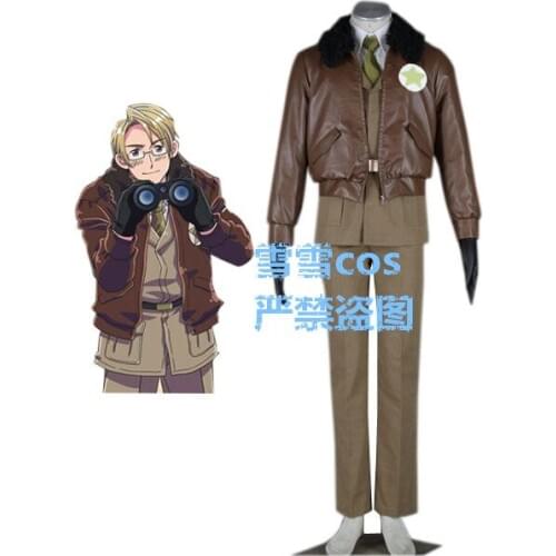 2016 Axis Powers Hetalia Alfred F. Jones America military uniform cosplay costume