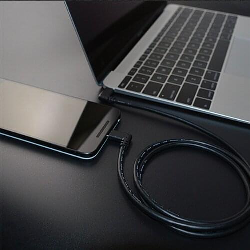 3m USB Type C Cable Data Transfer Fast Charging Cable for Oculus Quest VR Camera Double Elbow USB-C Speed Data Line Spare Cable