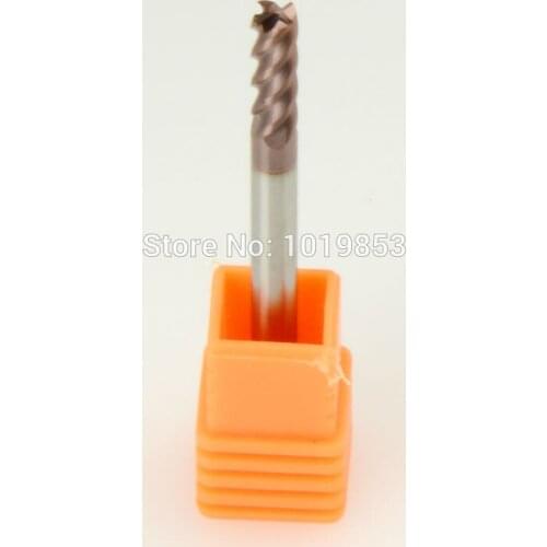 5pcs SLONS S300-4x4x75L HRC55 tungsten solid carbide end mills for CNC milling machine