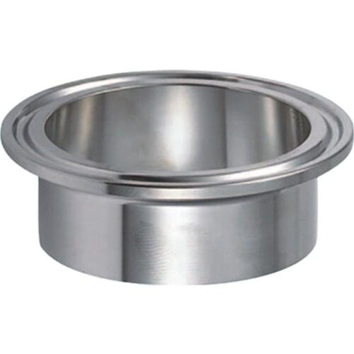 51mm Tube O/D x 2" Tri Clamp Weld Ferrule 304 Stainless Steel Sanitary Connector Pipe Fitting For Homebrew