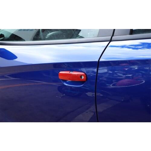 ABS 8pcs Car Exterior Door Handle Decorative Cover Trim Caps for Dodge Charger 2015+ Stylish Car Stickers Car Accessories