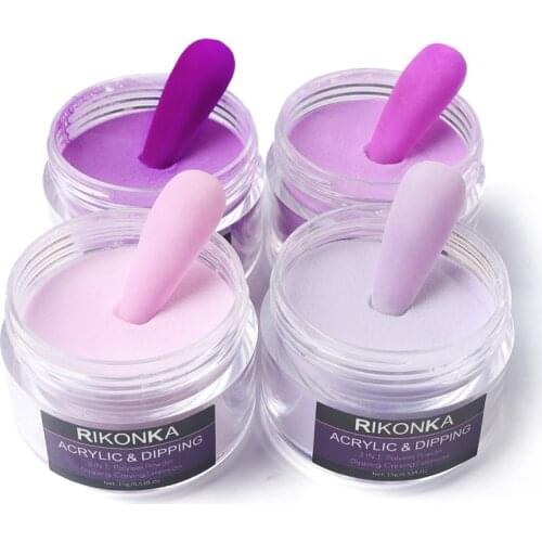 15g Acrylic Nail Powder Nail Art Carving Decoration Crystal Dipping Powder Nail Extension Builder Nail Supplies For Professional