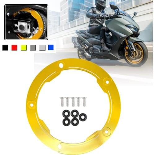 Motorcycle Aluminum Transmission Belt Pulley Cover Scooter Part Frames Decoration Guard For Yamaha TMAX 530 T-MAX530 2012-2016