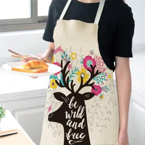 Animal pattern customizable apron House cleaning For home and kitchen Apron for children Apron for hairdresser alpaca