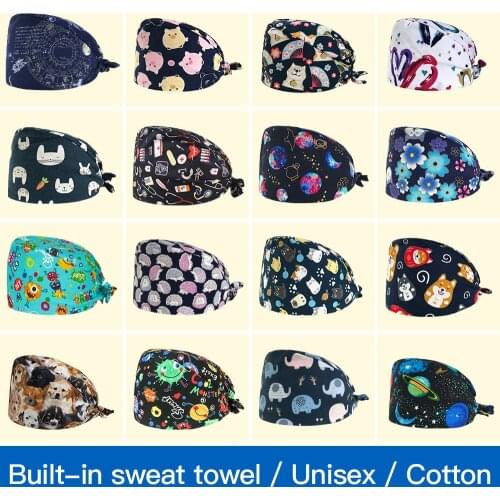 Cotton Cooking Cap Cafe Restaurant Chef Working Cap Hat Cloth Waitress Men Kitchen Baker Comfortable Cap Catering hotel work Hat