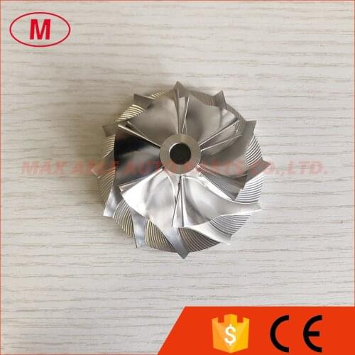 K26 5326-123-2202 47.42/65.95mm 6+6 blades turbo milling/aluminum 2618/billet compressor wheel for 5324-970-7200