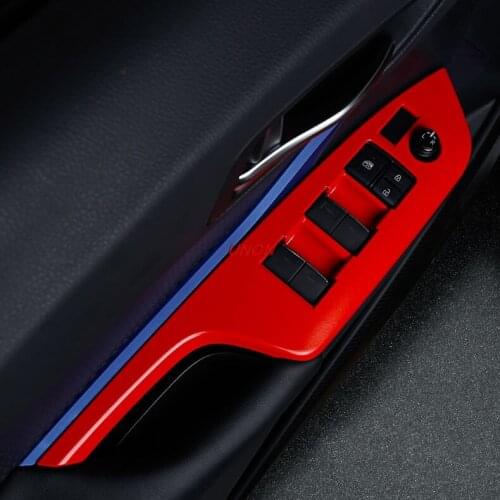 Red fit For Toyota CHR 2018 refit and decorate special auto interior fittings and fittings Instrument trim C