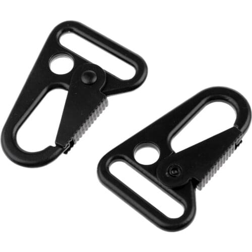 Lovoski 2pcs Carabiner D-Ring Key Chain Clip Snap Hook Karabiner Camping Key