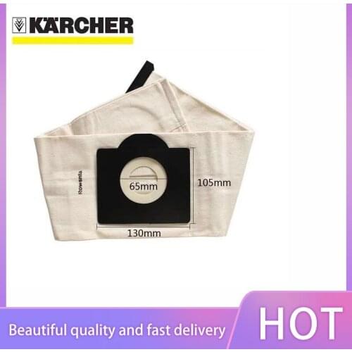 Washable Karcher WD3 dust bags cloth WD3300 MV3 SE4001 SE4002 6.959-130 A2200 A2500 A2600 A2900 A3100 Vacuum cleaner bags