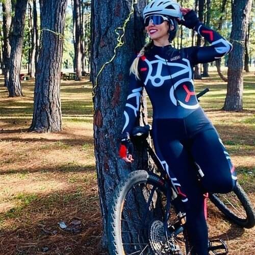 Mpc Speed Women Triathlon suit Cycling SkinSuit Clothing Feminina Go Pro Roupa Macaquinho Ciclismo Feminino Jumpsuit Long Pants