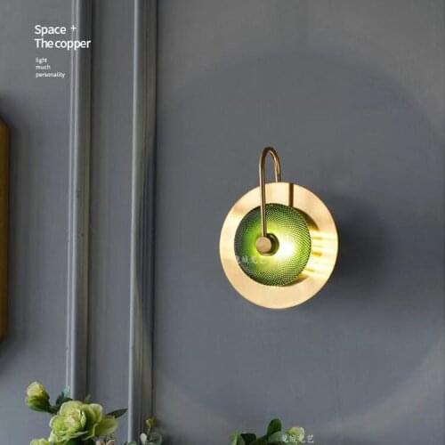 Living room aisle stairwell model room wall lamp post-modern light luxury iron wall lamp Nordic wall lamp manufacturer wholesale