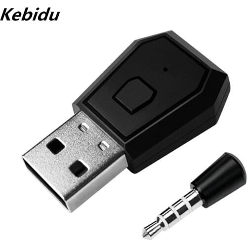 Kebidu Headphone Dongle USB Adapter Bluetooth Transmitter For PS4 Playstation Bluetooth 4.0 Headsets Receiver 01