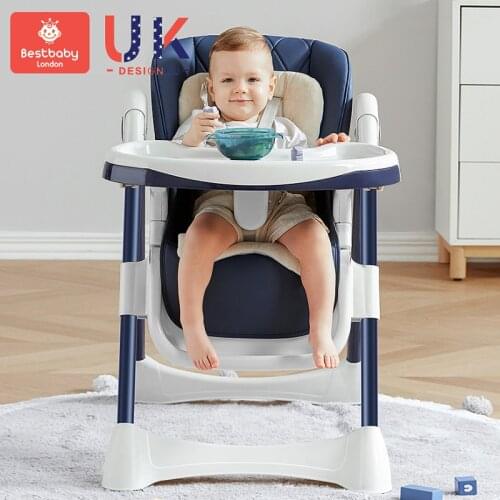 Portable Foldable Baby Dining Chair Installation-Free Home Cartoon Child Eating Chair Reclinable Children Dining ChairHigh Chair