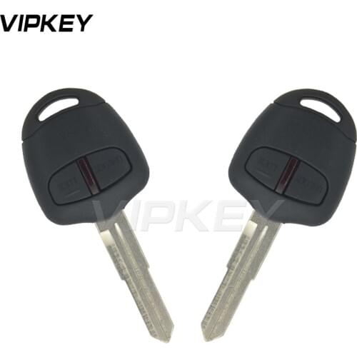 Remotekey 2pcs Remote 433 mhz ID46 - PCF7936 MIT11R 2 button for Mitsubishi Outlander Lancer Grandis car key