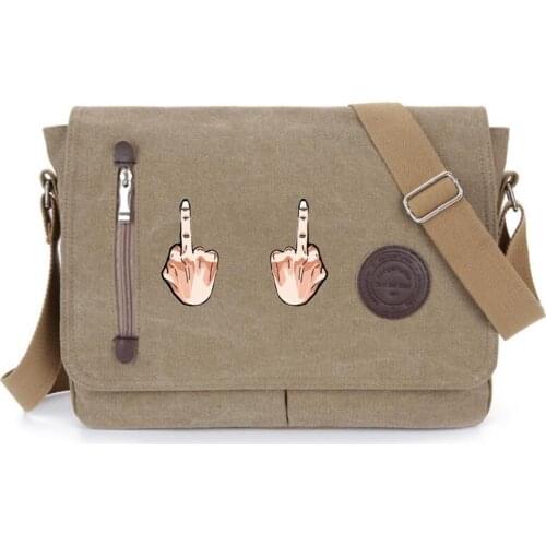 Pop Team Epic shoulder bag Messenger Bags School Crossbody Bag men Women My Hero Academia Shoulder Bag