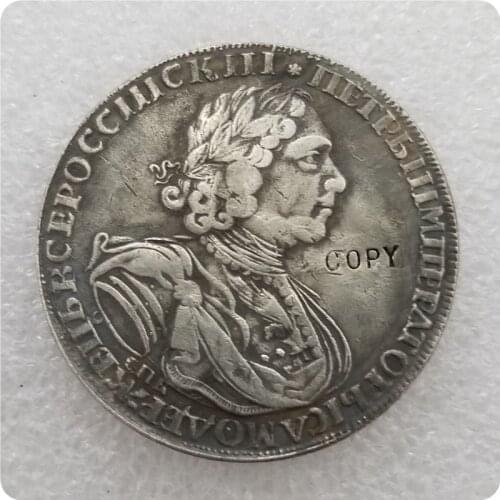 Tpye #3 (43MM) RUSSIA 1724 1 ROUBLE Coin COPY commemorative coins-replica coins medal coins collectibles