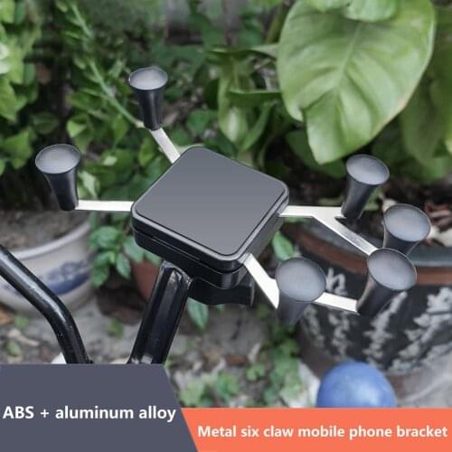 Universal Motorcycle Bicycle Moto Bike Phone Navigation Holder Support Handlebar Rearview Mirror Mount Clip Bracket