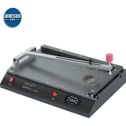 WYLIE WL-1808 Mobile phone screen removal device is suitable for all large size flat panel heating frame screen removal