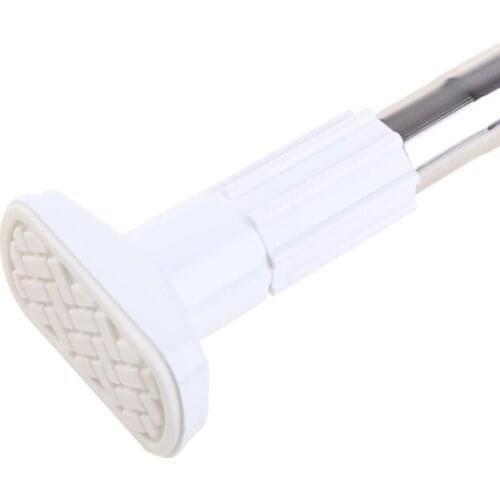 YYSD Extendable Telescopic Rods Shower Curtain Poles Clothes Wardrobe Organizer Rack