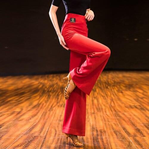 Ballroom Dance pants Ladys Tango Waltz Dancing costumes Women Ballroom Dance Competition pants MD02