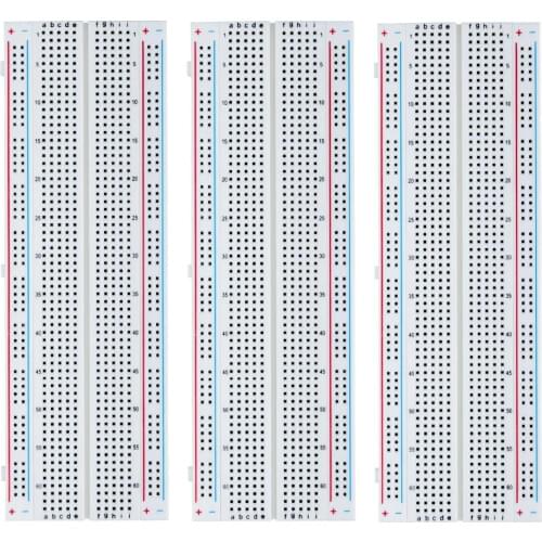 10 pieces MB102 Prototype Breadboard For DIY KIT MB-102 Protoboard Test Develop Board PCB Bread Board 830 Holes Solderless