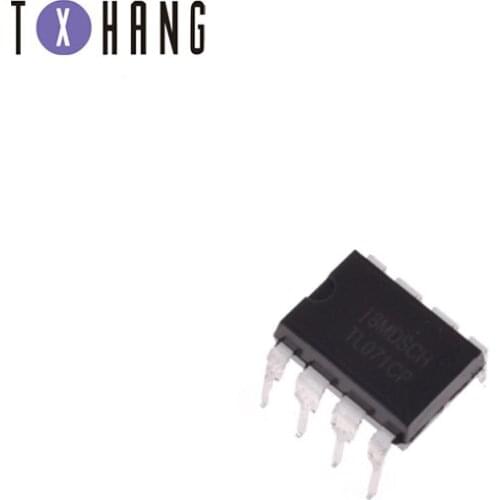 10PCS TL071 TL071CP DIP-8 Low Noise JFET Input Operational Amplifiers TI IC diy electronics