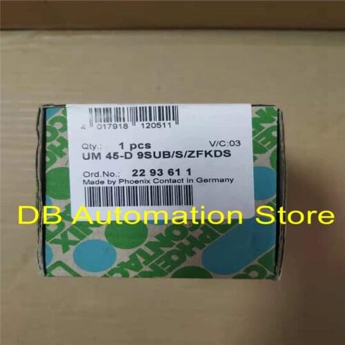 100% original sealed PHOENIX CONTACT Interface module - UM 45-D 9SUB/S/ZFKDS - 2293611