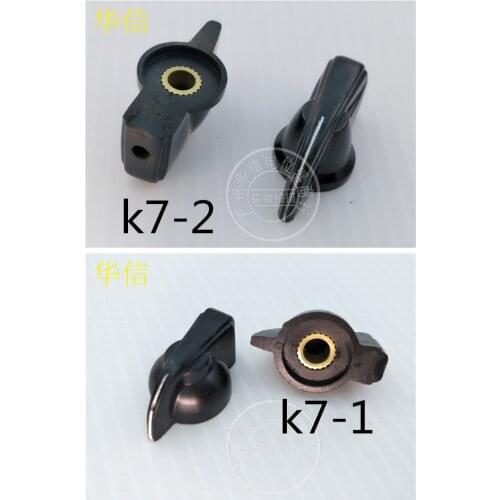 20pcs chicken beaks knob / band switch potentiometer knob / bakelite knob cap K7-1 K7-2 hole 6mm