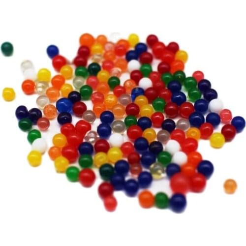 200pcs/bag Mix Hydrogel Water Beads Pearl Crystal Soil Mud Grow Bio Gel Ball For Flowers Plant Vase Gun Aqua Gel Beads Polymer