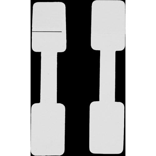 50pcs/100pcs White Price Label Tags with Hanging String for Jewelry / Stationery / Shoes / Clothing