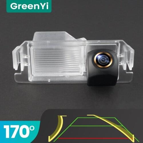 GreenYi Trajectory 170° AHD Car Rear View Camera for Hyundai I10 I20 I30 Solaris Genesis Night Vision Reverse Reversing 4 pin