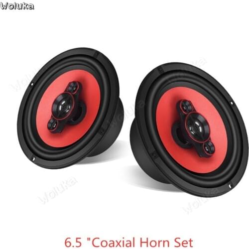Car audio 6.5-inch conversion kit coaxial high-pitched car horn 24V 12V universal front door rear door modification CD50 Q02