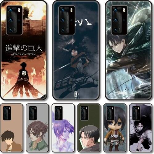 Allen Japanese anime Phone Case For Huawei P 40 30 20 10 9 8 Lite E Pro Plus black cell shell