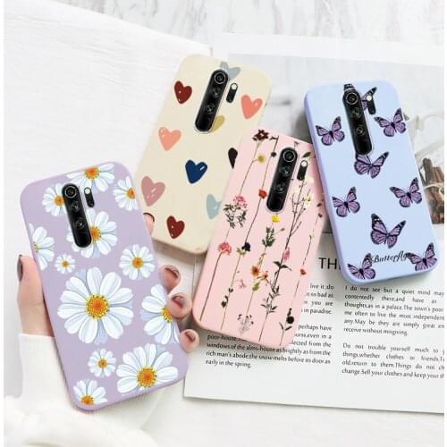 For Xiaomi Redmi Note 8 Pro 8T T Case Cute Flower Soft TPU Silicone Cover Coque For Redmi note8 note8t 8pro Protective Funda Bag