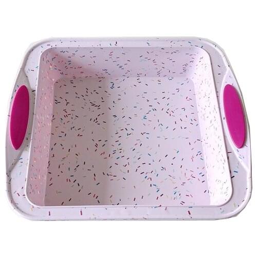 CX Square Silicone Cake Mold Baking Tray Oven Utensils Fondant Cake Baking Tool