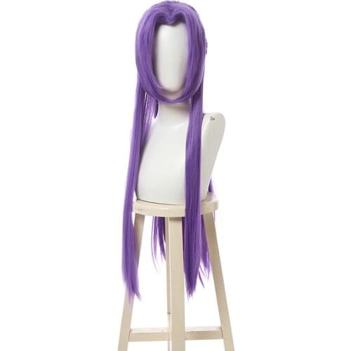 Game LOL Cassiopeia Du Couteau Spirit Blossom Wig Purple Synthetic Heat Resistant Hair Game Cos Hair Halloween Party Cosplay