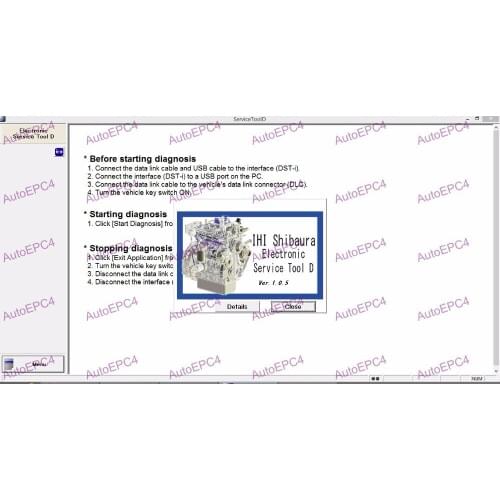 IHI Shibaura Electronic Service Tool D