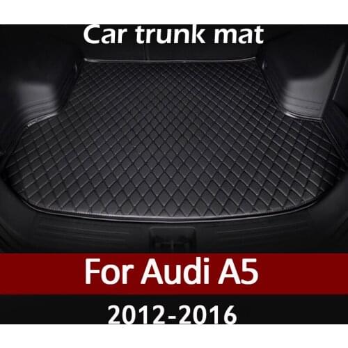 MIDOON Car trunk mat for Audi A5 sedan 2012 2013 2014 2015 2016 cargo liner carpet interior accessories cover