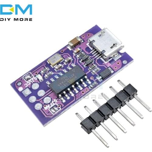 Micro USB ATtiny44 ATTiny45 ATTiny85 USBTinyISP Programmer Module For Arduino IDE Bootloader ISP Microcontroller 5V Tiny AVR ISP