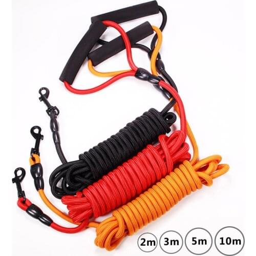 Pet Outdoor Dog leash Nylon For small big Dog cat lead Long leashes 2m/3m/5m/10m With handle rope Dog Supplies For dropshipping