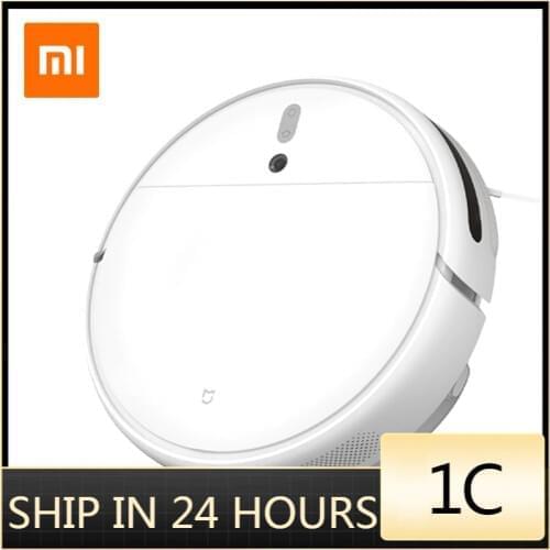 New Xiaomi Mijia Robot Vacuum Cleaner 1C STYTJ01ZHM for Home Automatic Dust Sterilize App Smart Control Sweeping Mopping Cleaner