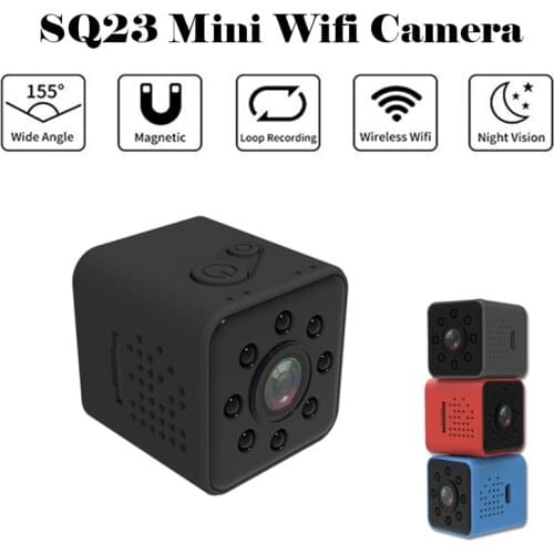Portable SQ23 Mini Camera With WIFI/Infrared Night Vision Function HD 1080P Micro Video Camcorder Waterproof Shell Small Camera