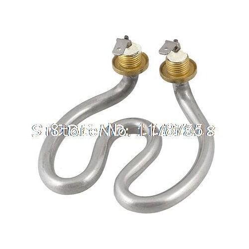 Silver Tone AC 220V 500W Electric Heating Tube Heater for Teapot