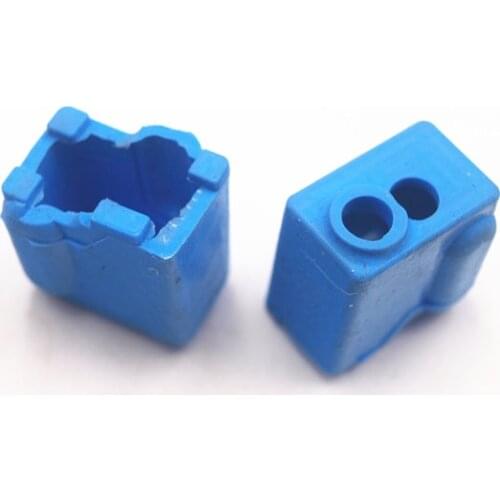 Funssor Silicone Socks for Volcano Block and Fixings (Thermistor Clamping) for Reprap Prusa i3 3D printer hotend