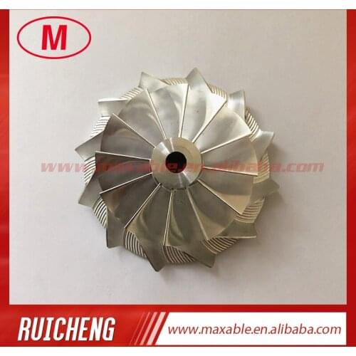TD04H 13C 49183-41500 40.00/53.00mm 12+0 blades high performance turbo billet/milling compressor wheel for 49189-01000